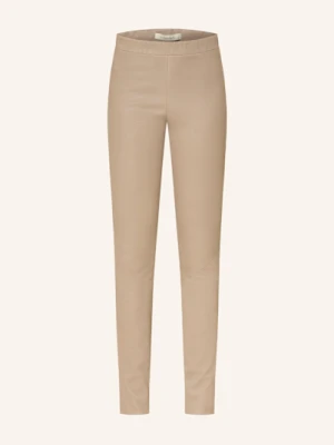 Lilienfels Legginsy Skórzane beige