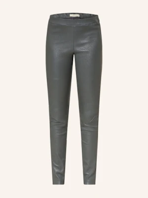 Lilienfels Legginsy Skórzane grau