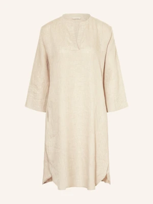 Lilienfels Lniana Tunika Z Rękawami 3/4 beige
