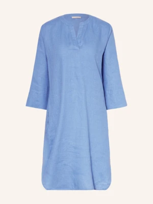 Lilienfels Lniana Tunika Z Rękawami 3/4 blau