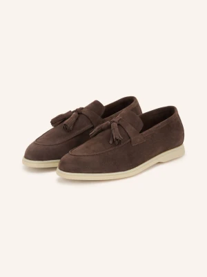 Lilienfels Loafersy beige CIEMNOBRĄZOWY