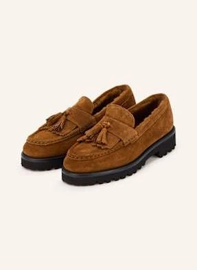 Lilienfels Loafersy Na Platformie braun