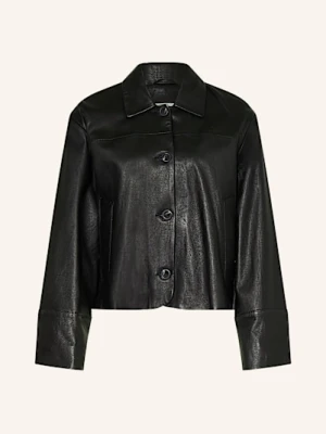 Lilienfels Overjacket Ze Skóry schwarz