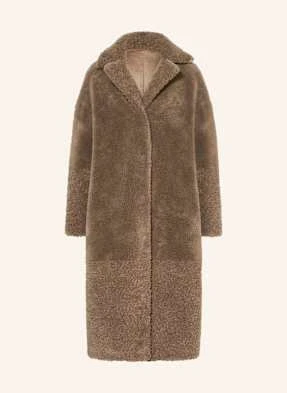 Lilienfels Płaszcz Z Pluszowego Materiału, Dwustronny beige