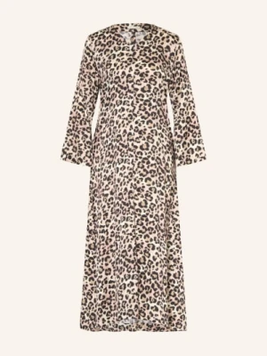 Lilienfels Satynowa Sukienka braun