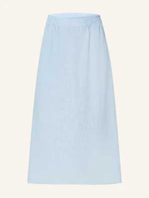 Lilienfels Spódnica Z Lnu blau