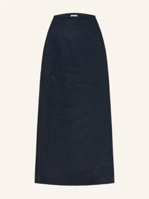 Lilienfels Spódnica Z Lnu blau