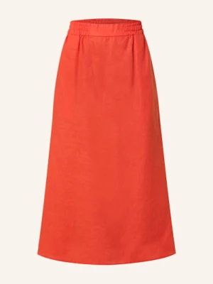 Lilienfels Spódnica Z Lnu rot