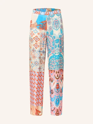 Lilienfels Spodnie Marlena Z Satyny blau