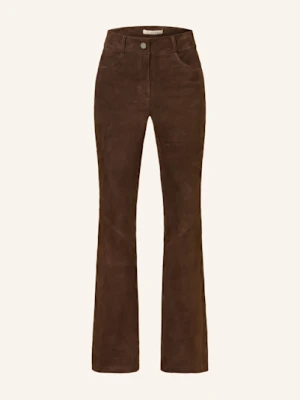 Lilienfels Spodnie Skórzane braun