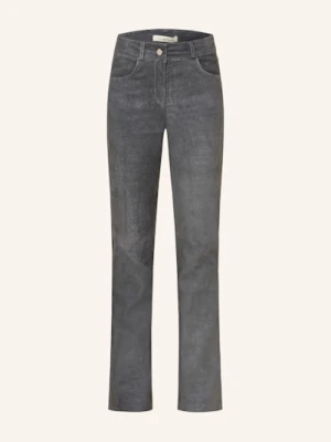 Lilienfels Spodnie Skórzane grau