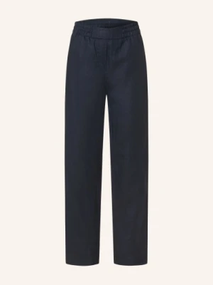 Lilienfels Spodnie Z Lnu blau