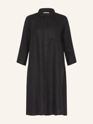 Lilienfels Sukienka Koszulowa Liano Z Lnu schwarz