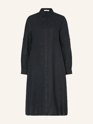 Lilienfels Sukienka Koszulowa Z Lnu schwarz