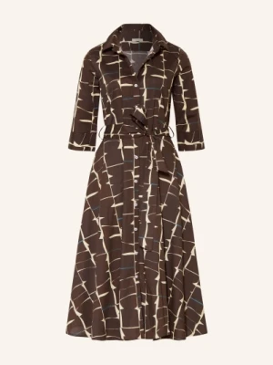 Lilienfels Sukienka Koszulowa Z Rękawami 3/4 braun
