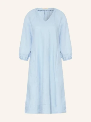 Lilienfels Sukienka Lniana Z Rękawami 3/4 blau
