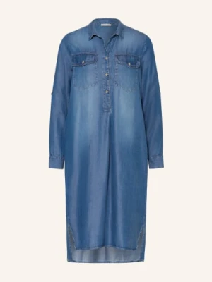 Lilienfels Sukienka W Stylu Koszuli Z Efektem Jeansowym blau