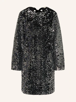 Lilienfels Sukienka Z Aksamitu Z Cekinami schwarz