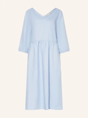 Lilienfels Sukienka Z Lnu Z Rękawami 3/4 blau