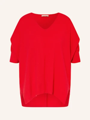 Lilienfels Sweter Oversize Z Kaszmiru rot