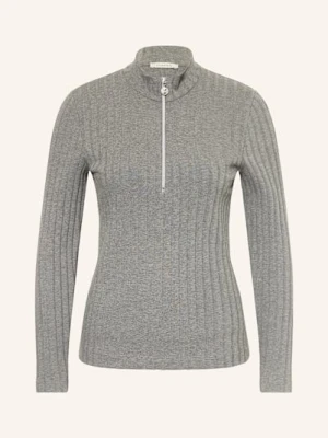 Lilienfels Sweter Typu Troyer Z Dżerseju grau