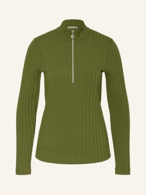 Lilienfels Sweter Typu Troyer Z Dżerseju gruen