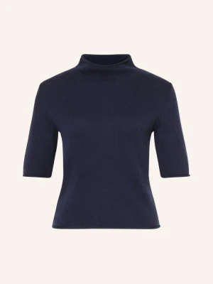 Lilienfels Sweter Z Dzianiny Z Kaszmiru blau GRANATOWY