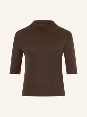 Lilienfels Sweter Z Dzianiny Z Kaszmiru grau SZARY