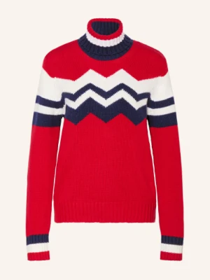 Lilienfels Sweter Z Golfem Z Wełny Merynosowej rot