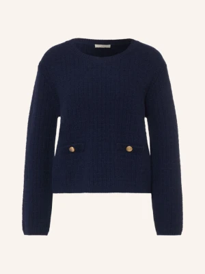 Lilienfels Sweter Z Kaszmiru blau GRANATOWY