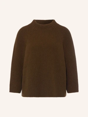 Lilienfels Sweter Z Rękawami 3 / 4 I Kaszmir braun CIEMNOBRĄZOWY