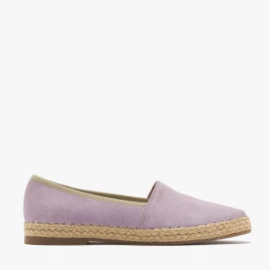 Liliowe espadryle damskie KLAUDIA Ryłko