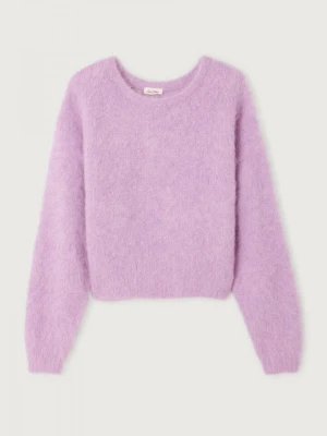 LILIOWY SWETER Z WEŁNĄ Z ALPAKI AMERICAN VINTAGE