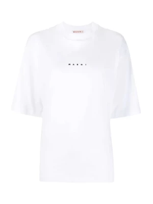 Lily White Logo T-shirt Marni