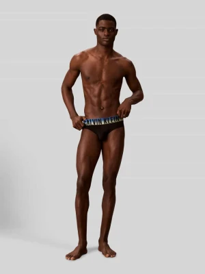 Limited Edition majtki z elastycznym pas z logo w zestaw 3 szt. Calvin Klein Czarny
