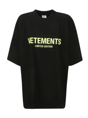 Limitowana Edycja Koszulka z Logo Vetements