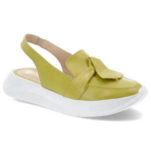 Limonkowe Sandały Armodo Stylowe Obuwie Damskie