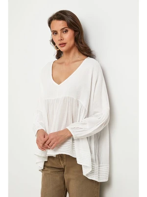 Lin Passion Bluzka w kolorze białym rozmiar: 34/36