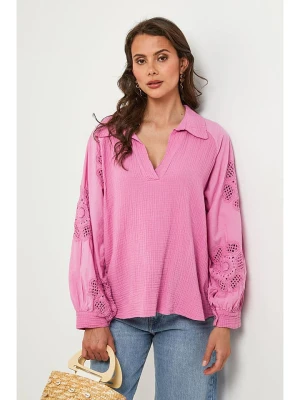 Lin Passion Bluzka w kolorze jasnoróżowym rozmiar: 36/38