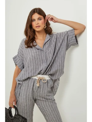 Lin Passion Bluzka w kolorze szarym rozmiar: 38/40