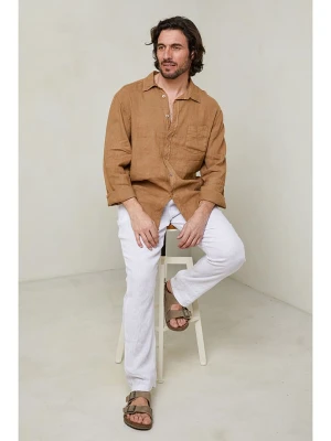 Lin Passion Koszula w kolorze jasnobrązowym rozmiar: M/L