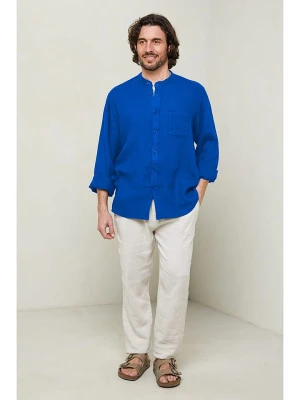 Lin Passion Koszula w kolorze niebieskim rozmiar: M/L