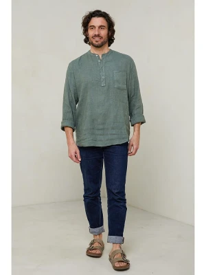 Lin Passion Koszulka w kolorze zielonym rozmiar: XL/XXL