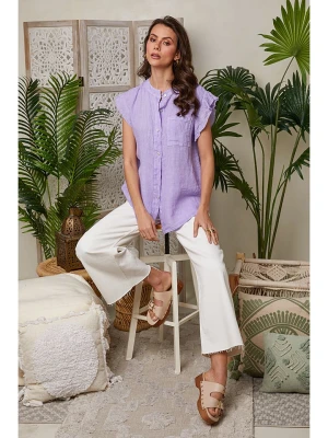 Lin Passion Lniana koszulka w kolorze fioletowym rozmiar: 40/42