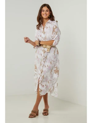 Lin Passion Lniana sukienka w kolorze białym rozmiar: 40/42