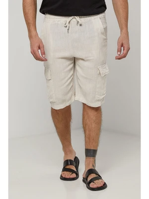 Lin Passion Lniane bermudy w kolorze kremowym rozmiar: L/XL