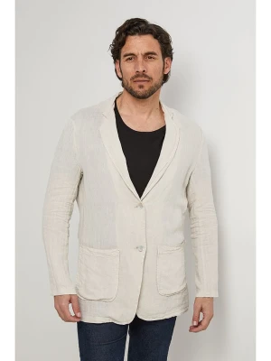 Lin Passion Lniany blezer w kolorze beżowym rozmiar: M/L