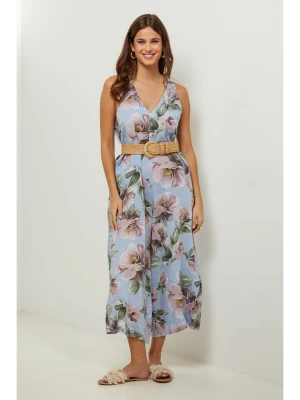 Lin Passion Lniany kombinezon w kolorze błękitnym rozmiar: 38/40