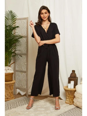 Lin Passion Lniany kombinezon w kolorze czarnym rozmiar: 38/40