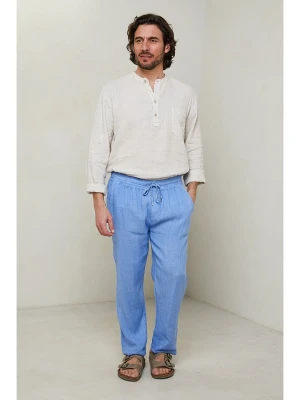 Lin Passion Spodnie w kolorze błękitnym rozmiar: S/M